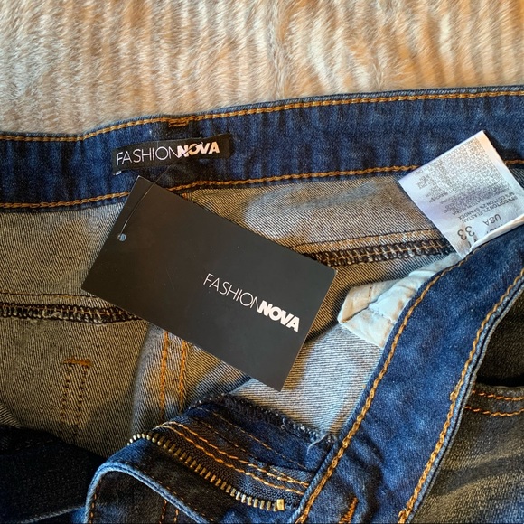 FASHION NOVA Sacred Hearts Club Skinny Jeans - Picture 9 of 10